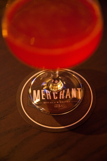A signature cocktail on a Go4Foodie coaster